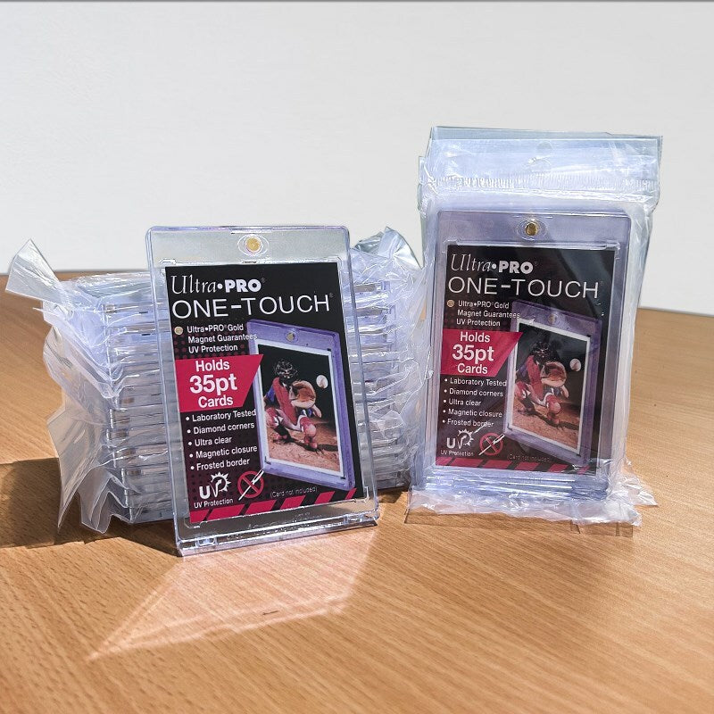 5/25/50 Pack Ultra Pro One Touch Magnetic Card Holder For 35PT Trading Cards