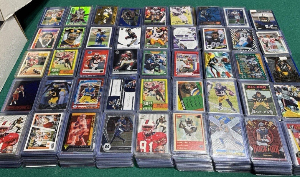 350 Sports Cards Lot - GRADED, AUTOS, PATCHES, RCs, STARS, etc - READ DETAILS