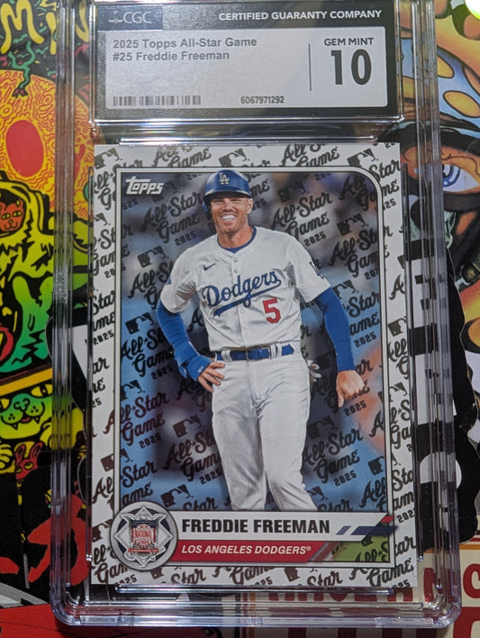 2025 Topps All Star Game Freddie Freeman #25 Mint 10
