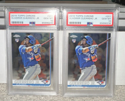 2019 Topps Chrome Vladimir Guerrero Jr. RC #201 PSA 10