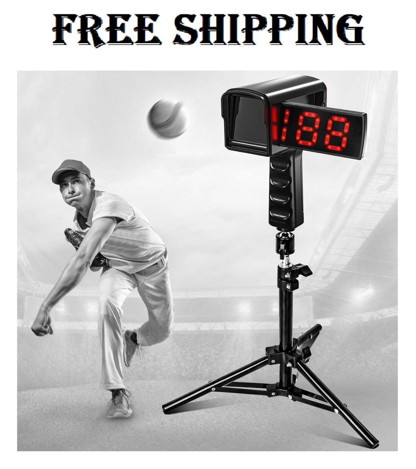 Baseball Radar Gun - Speed Sensors Baseball Speed Training Equipment...