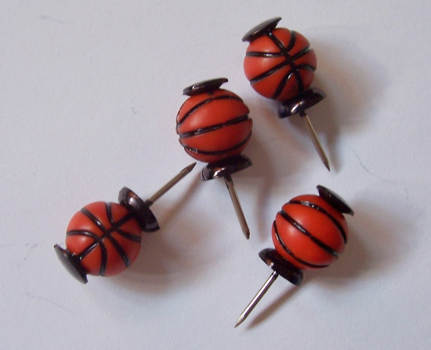 Set of 4 Sport Ball Decorative Push Pin/Thumbtack 5 Styles including mix
