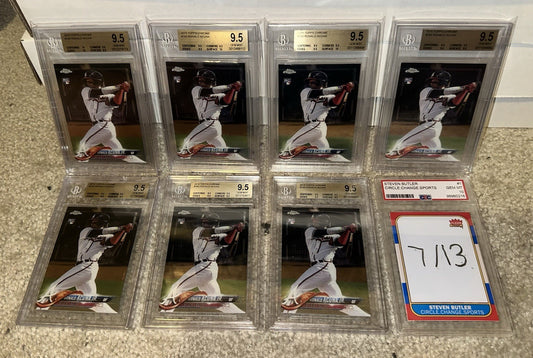 2018 Topps Chrome Ronald Acuna Jr. RC #193 BGS 9.5 TRUE GEM