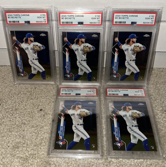 2020 Topps Chrome Bo Bichette RC #150 PSA 10