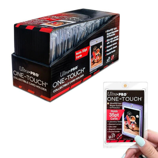 5/25/50 Pack Ultra Pro One Touch Magnetic Card Holder For 35PT Trading Cards