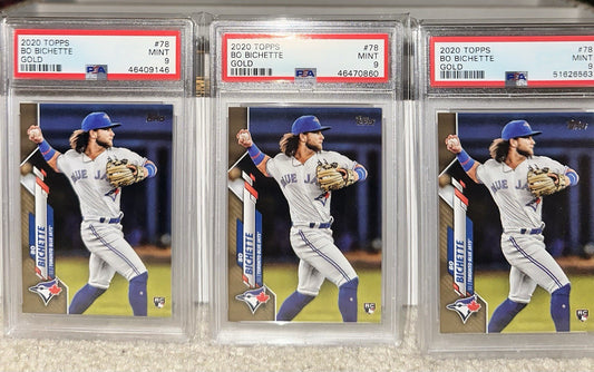 2020 Topps GOLD #/ed 2020 Bo Bichette RC #78 PSA 9