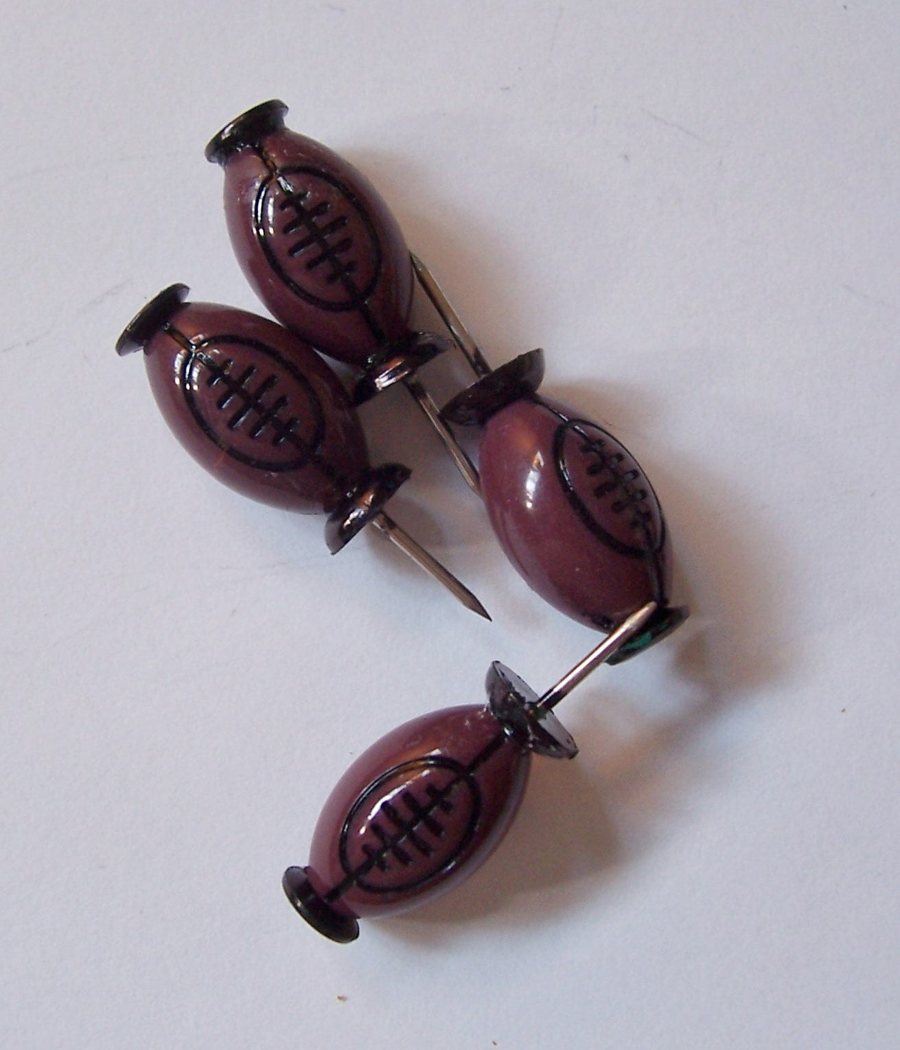 Set of 4 Sport Ball Decorative Push Pin/Thumbtack 5 Styles including mix