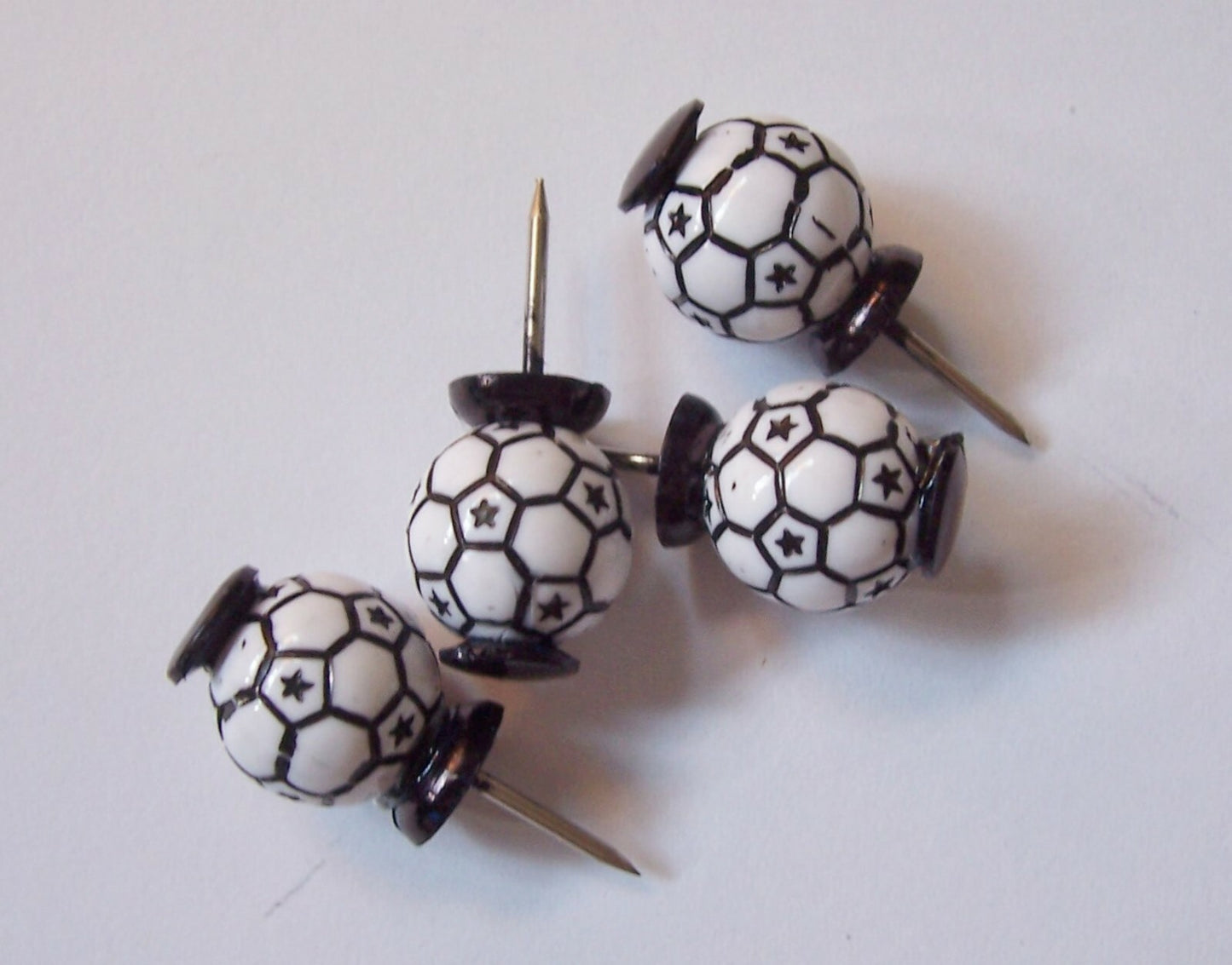 Set of 4 Sport Ball Decorative Push Pin/Thumbtack 5 Styles including mix