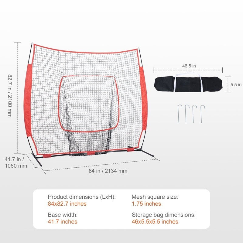 Baseball Softball Practice Net Training Equipment Hitting Pitching Catching New