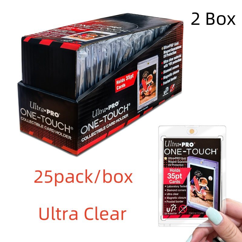 5/25/50 Pack Ultra Pro One Touch Magnetic Card Holder For 35PT Trading Cards