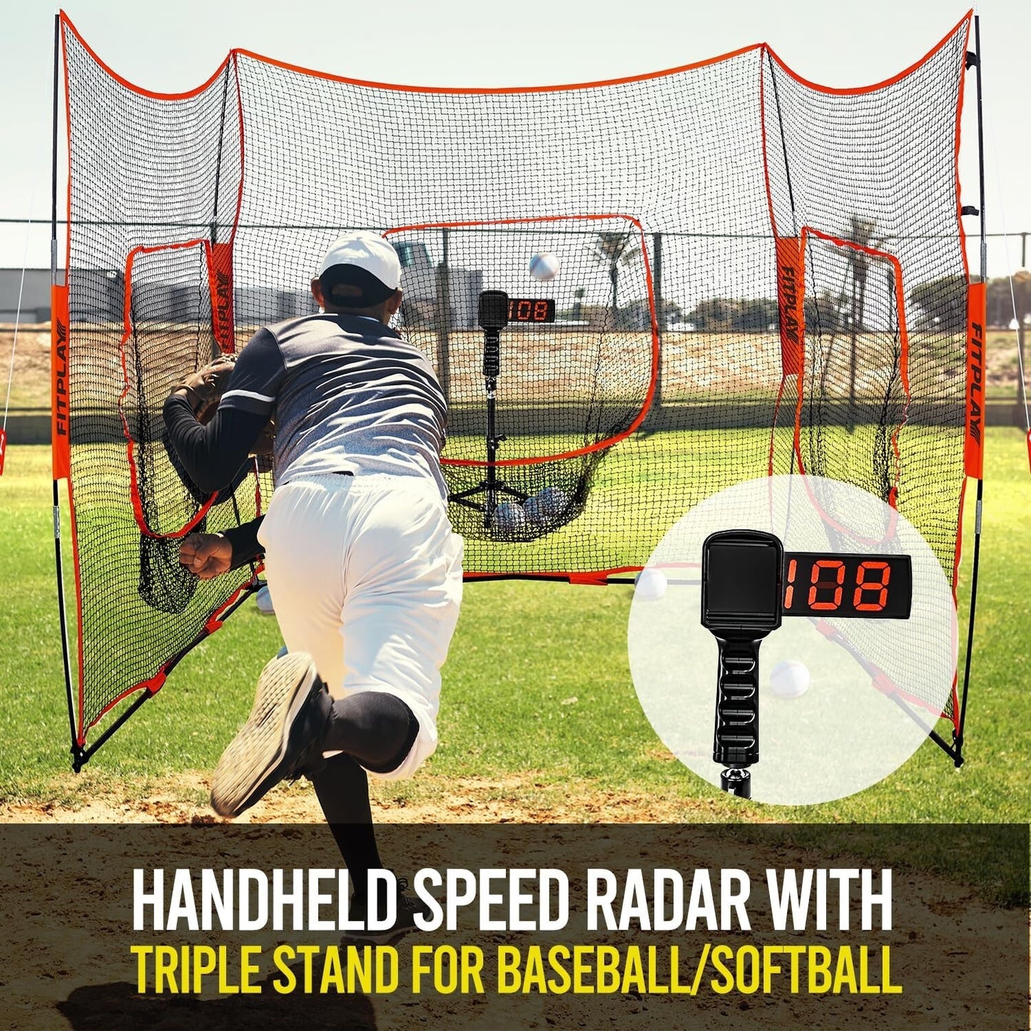 Baseball Radar Gun - Speed Sensors Baseball Speed Training Equipment...