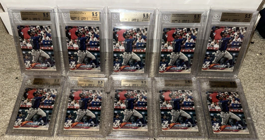 2018 Topps Traded Ronald Acuna Jr. #US250 RC BGS 9.5 TRUE GEM