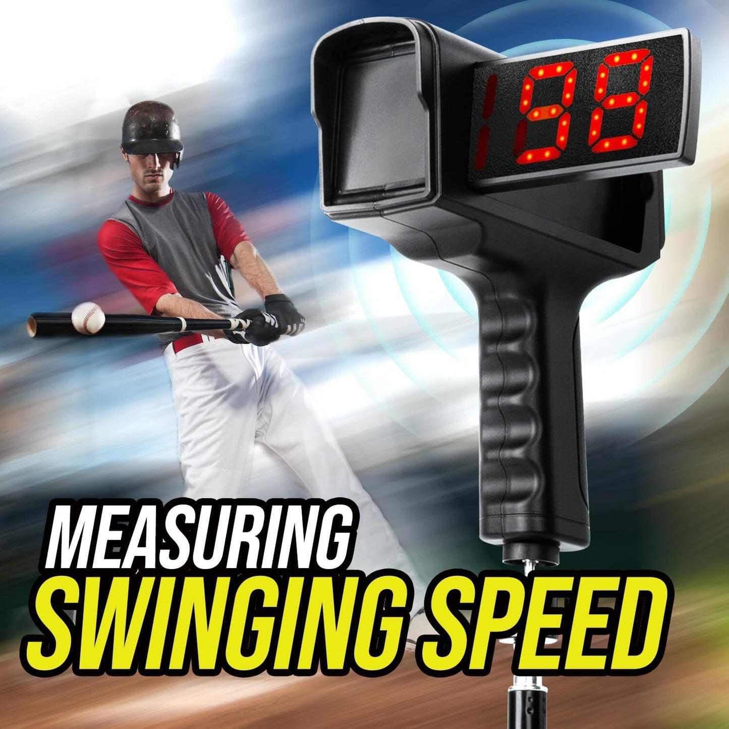 Baseball Radar Gun - Speed Sensors Baseball Speed Training Equipment...